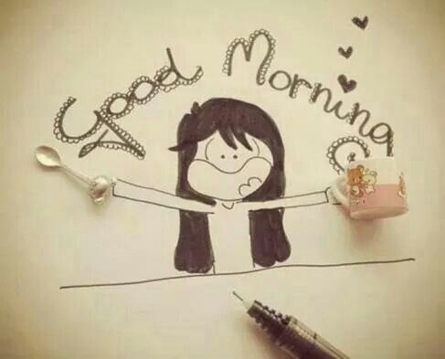 487x393 Good Morning Art Pictures, Photos, And Images For Facebook, Tumblr - Good Morning Sketch