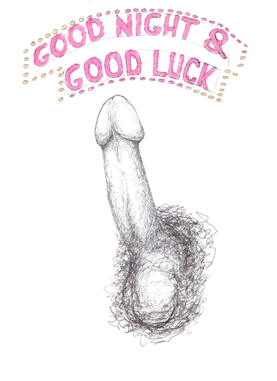 400x550 Good Night Amp Good Luck Hartlprager - Good Night Sketch