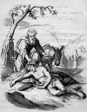 300x383 Lk 10 Good Samaritan - Good Samaritan Sketch