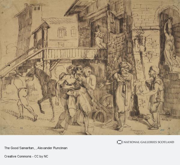 600x551 The Good Samaritan National Galleries Of Scotland - Good Samaritan Sketch