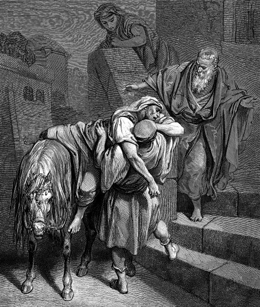 515x608 Understanding The Good Samaritan Parable - Good Samaritan Sketch