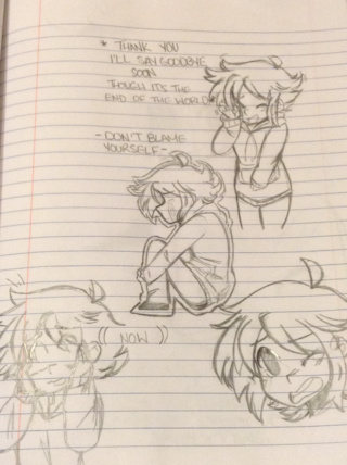 320x428 Goodbye To A World Idk Why She Looks Like Lapis. I Was Thinking - Goodbye Sketches