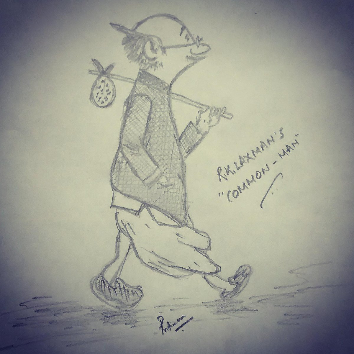 1200x1200 Pritiman Panda On Twitter Who Helped Us Visualize The Common Man - Goodbye Sketches