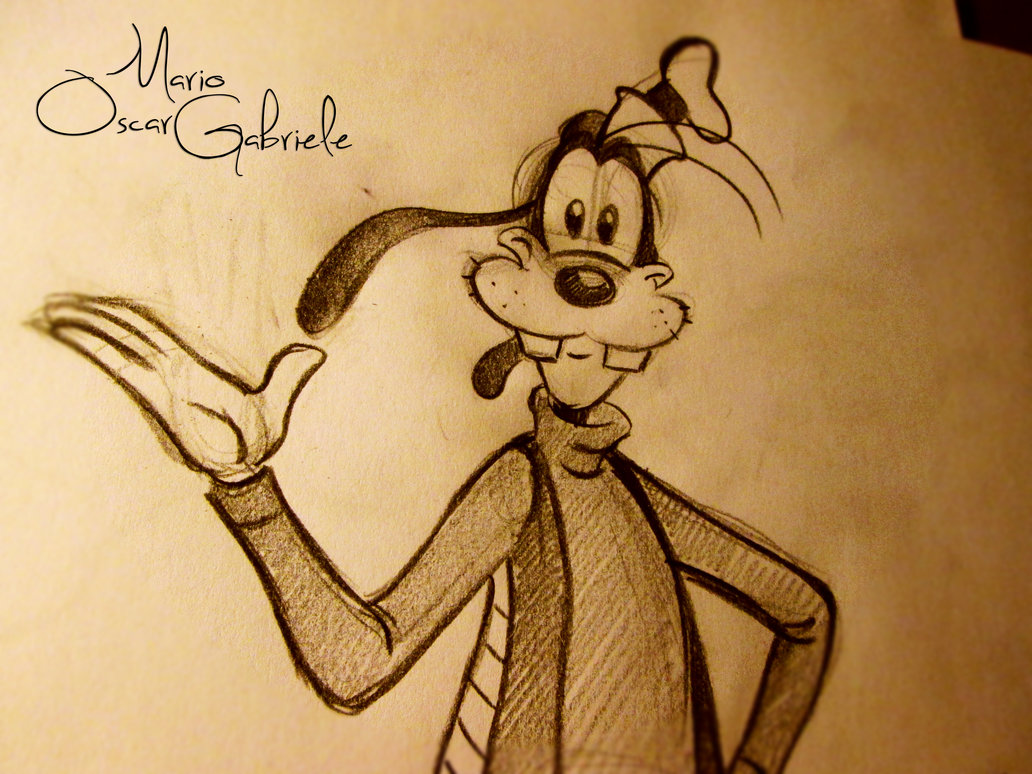 1032x774 Goofy Sketch By Mariooscargabriele - Goofy Sketch