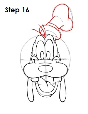 300x388 How To Draw Goofy - Goofy Sketch
