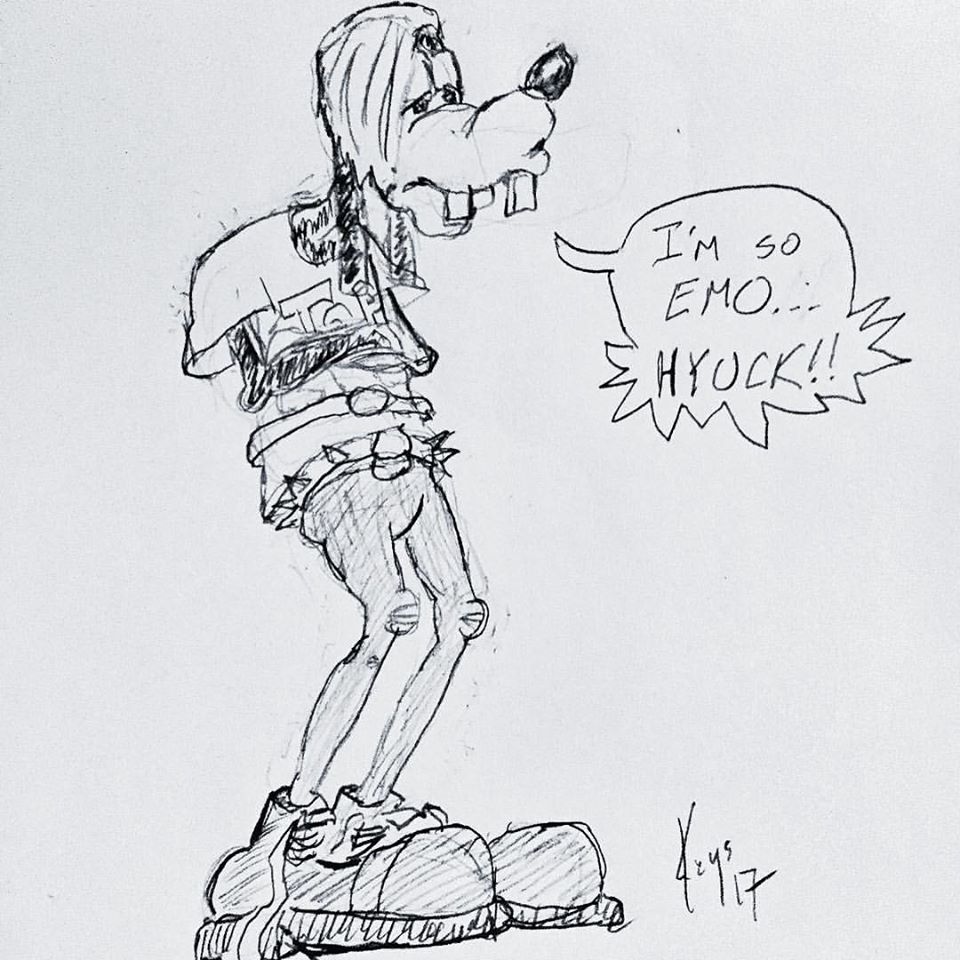 960x960 Tater Tots For The Masses Emo Goofy - Goofy Sketch
