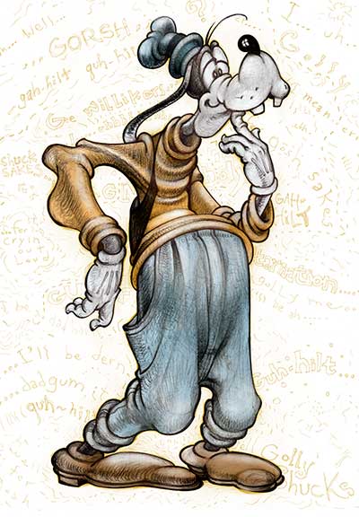 400x576 Goofy - Goofy Sketch