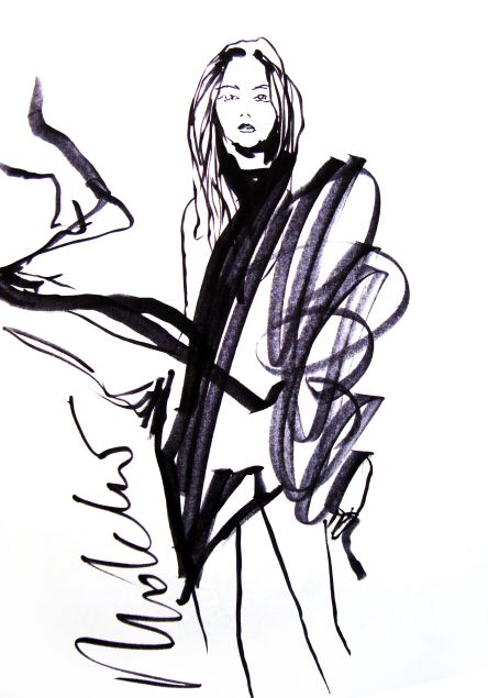 444x635 Quick Fashion Sketches Mokkoart - Google Quick Sketch
