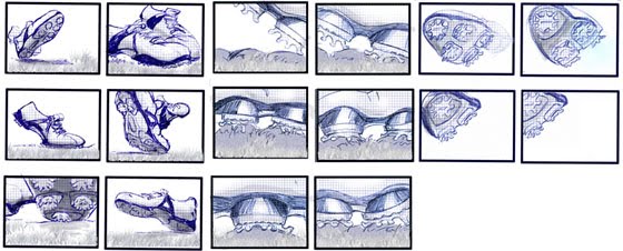 560x226 Example Golf Shoe Animation - Google Sketch Animation