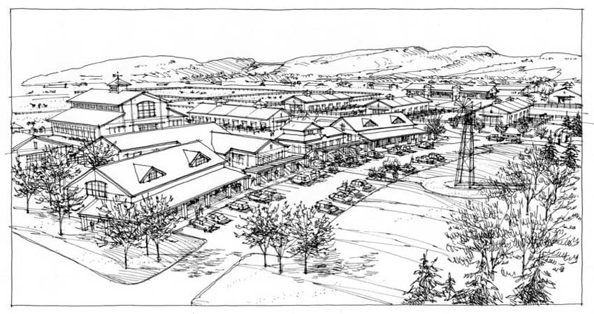 850x450 Perspective Drawing From Google Sketchup Sketchup 3d Rendering - Google Sketch Art