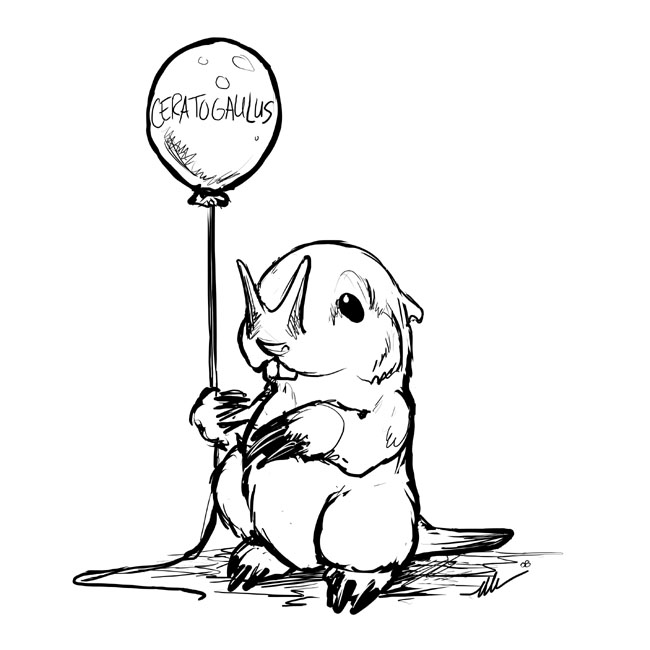 650x650 Horned Gopher By Ursulav - Gopher Sketch