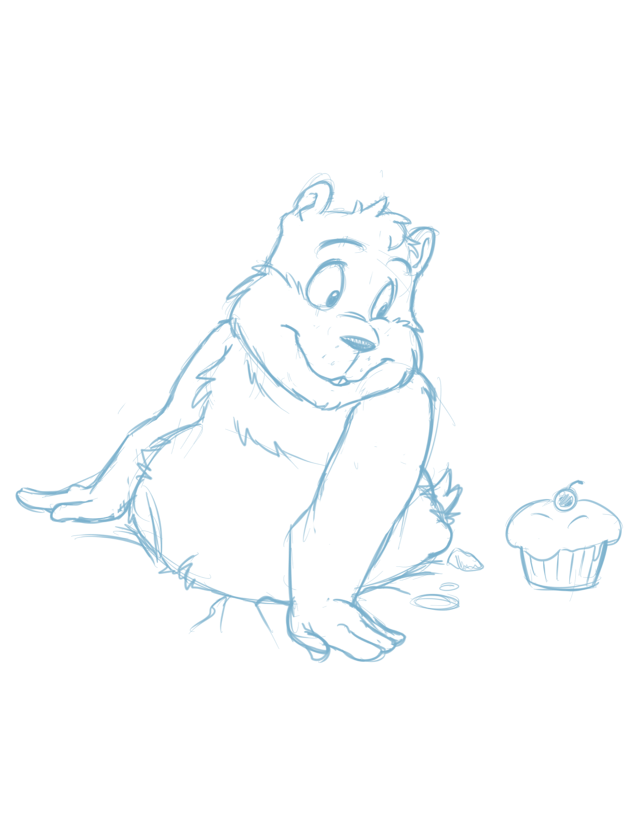 637x825 Patreon Sketch August - Gopher Sketch