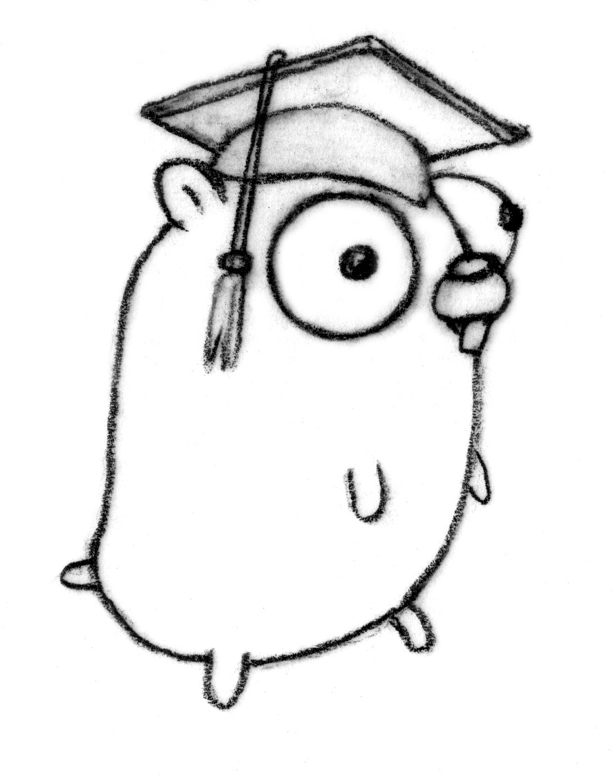 887x1122 Docgopherpencil - Gopher Sketch