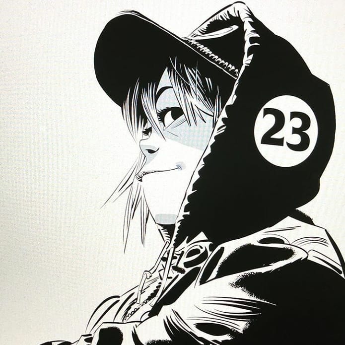 695x695 Everythingorillaz - Gorillaz Sketch