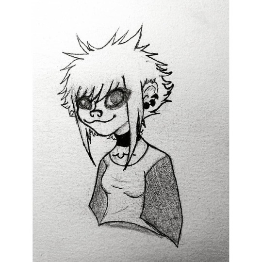 540x540 Gorillaz Noodle Fan Art Tumblr - Gorillaz Sketch