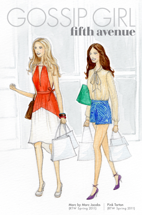 488x738 Gossip Girl Fifth Avenue Sketch And Pixel - Gossip Girl Sketch