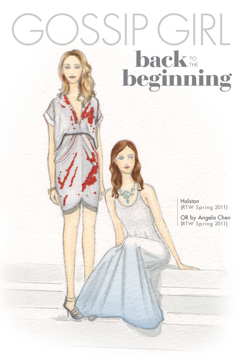 488x738 Gossip Girl Sketch And Pixel - Gossip Girl Sketch