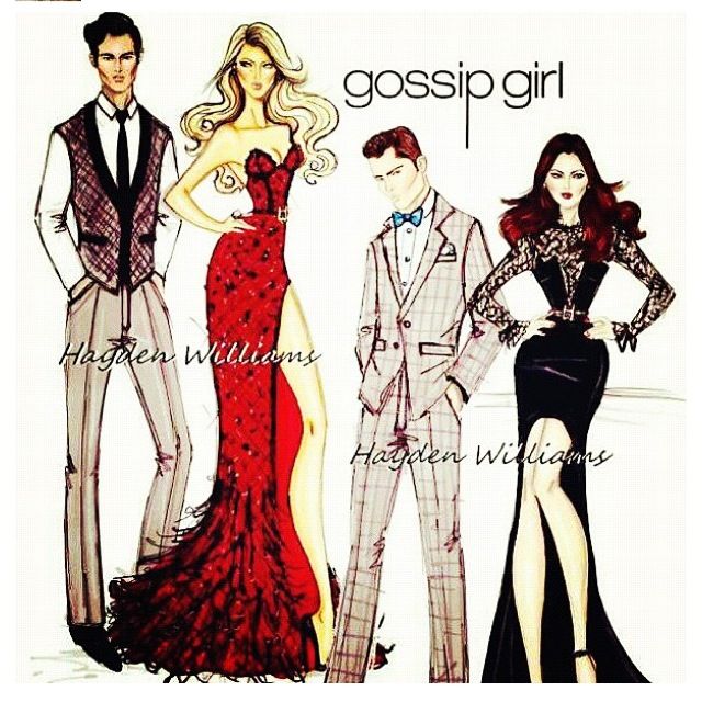 640x640 Gossip Girl Fashion Sketch Sketches Gossip Girl - Gossip Girl Sketch