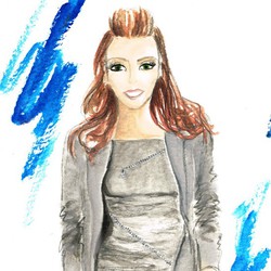 250x250 Juliet Sharp Fashion, Clothing + Style Pradux - Gossip Girl Sketch