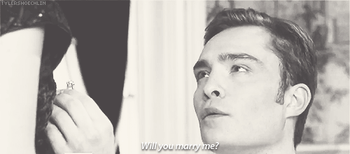 500x220 Chuck And Blair Tumblr On We Heart It - Gossip Girl Sketch