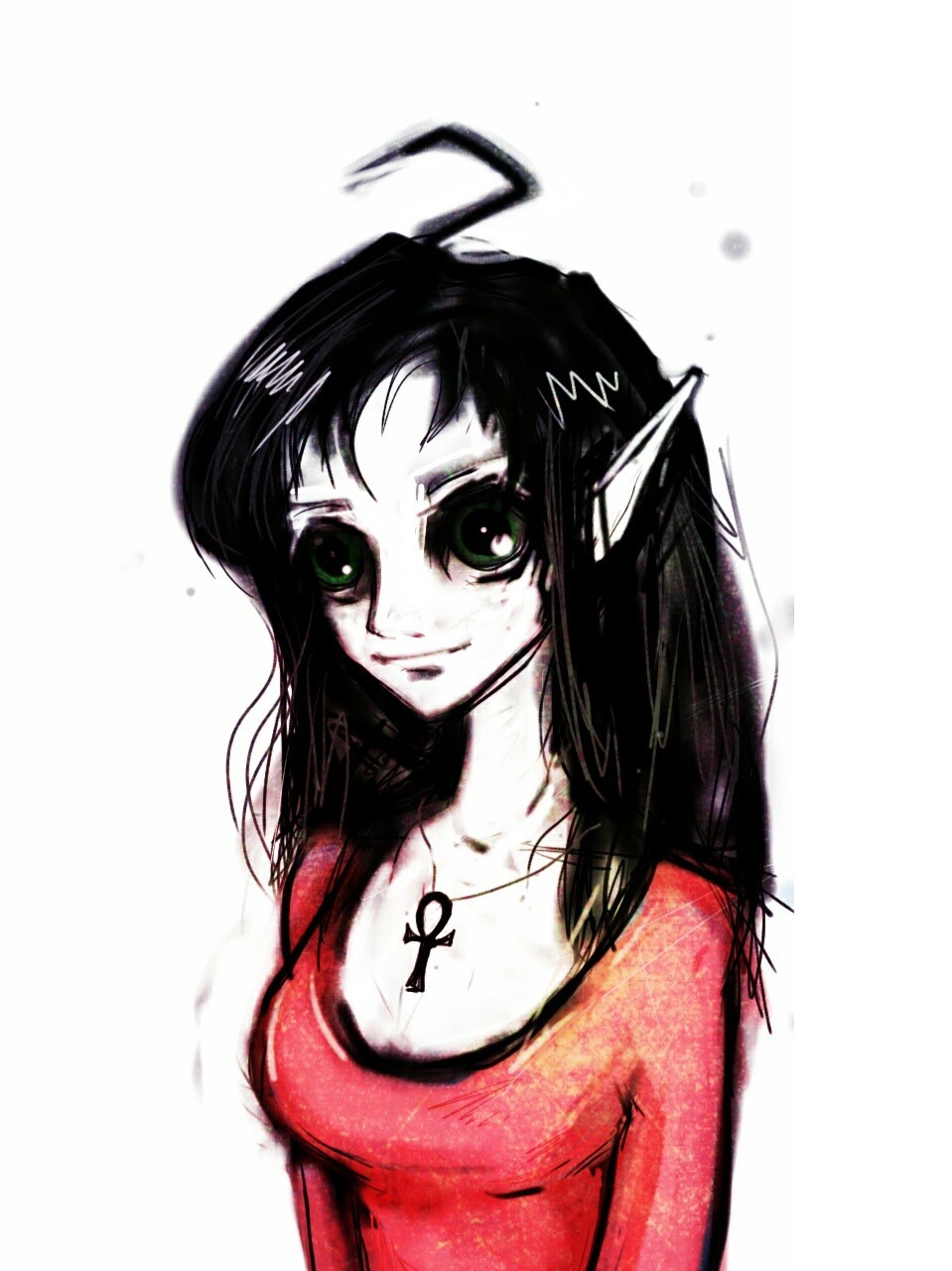 959x1280 Lexandra Njavka - Goth Girl Sketch