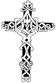 Gothic Cross Sketch at PaintingValley.com | Explore collection of ...