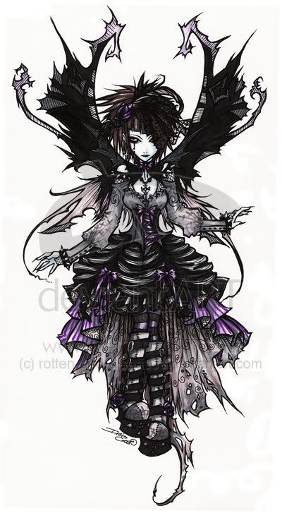 400x734 Gothic Fairy Dark Fae Gothic Fairy, Fairy And Faeries - Gothic Fairy Sketches