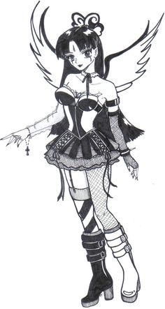 236x443 82 Best Images Fairy Art, Faeries - Gothic Fairy Sketches