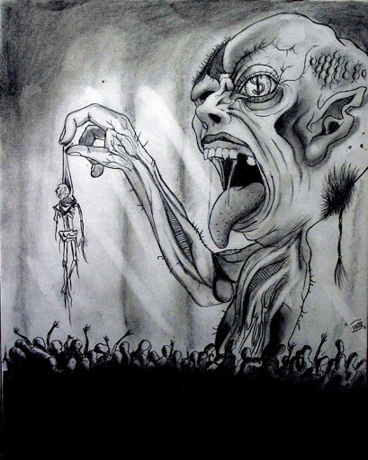 409x512 Scaring Examples Of Gothic Style Illustration And Drawing - Gothic Sketches