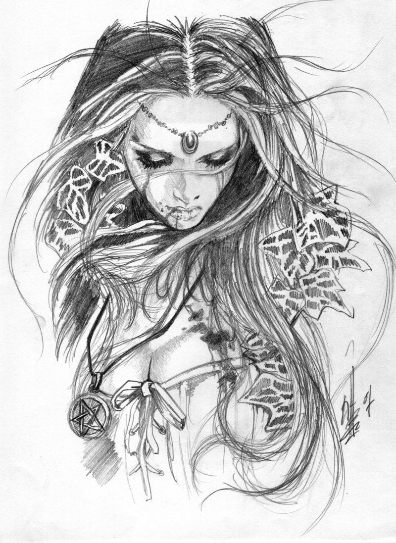 800x1097 Sketches Gothic Fashion Design Images - Gothic Sketches