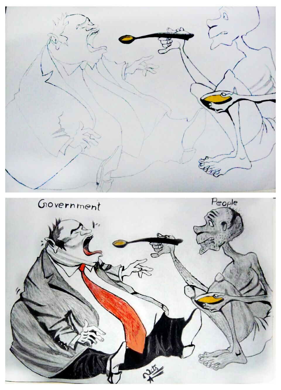 960x1329 Government Vs People Concept Sketch N.k.arthouse - Government Sketch