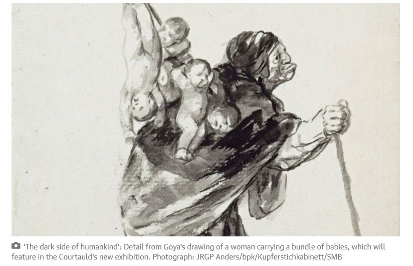 824x530 Macabre Goya Sketches Reunite In London - Goya Sketches