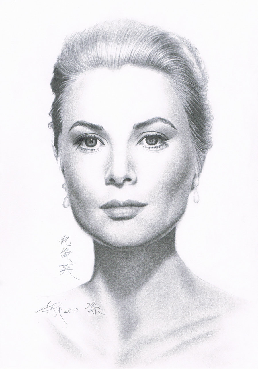900x1283 Grace Kelly Image Drawing Drawing Skill - Grace Kelly Sketch