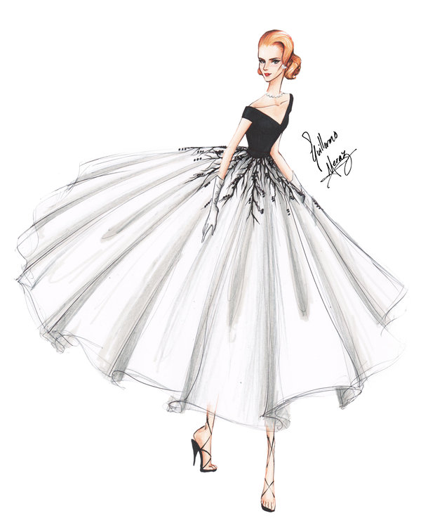 600x744 Grace Kelly - Grace Kelly Sketch
