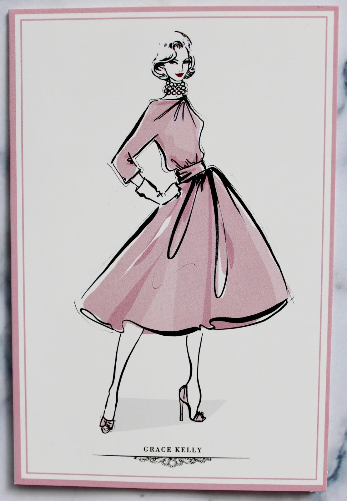 1110x1600 Women To Celebrate - Grace Kelly Sketch