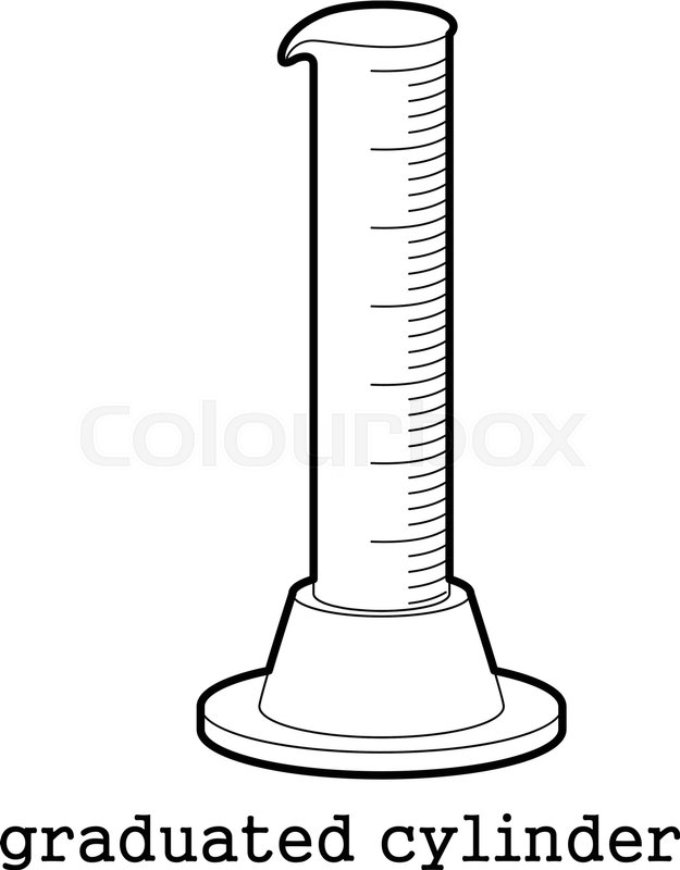 Graduated Cylinder Sketch at PaintingValley.com | Explore collection of ...