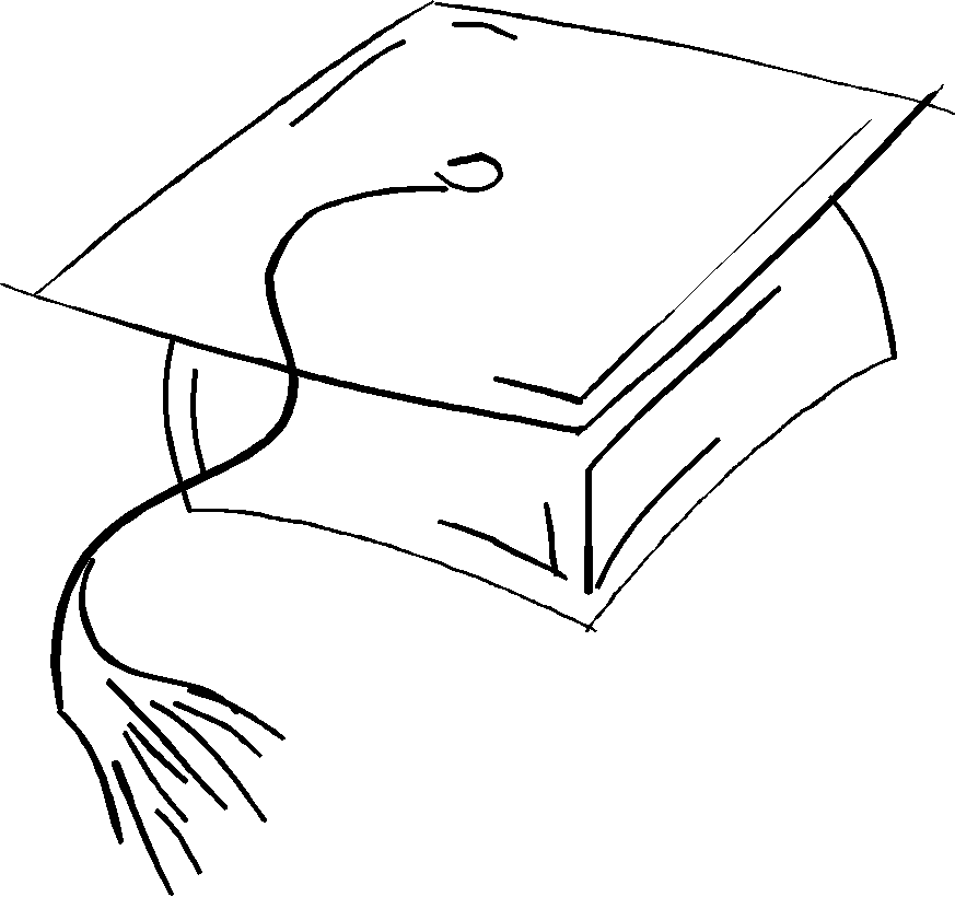 Как нарисовать шапочку выпускника