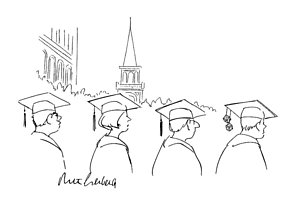 300x218 Graduation Drawings Fine Art America - Graduation Sketch