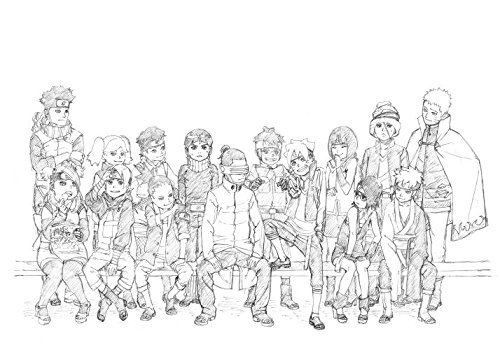 500x350 Graduation Photo In Boruto Novel 5 Naruto - Graduation Sketch