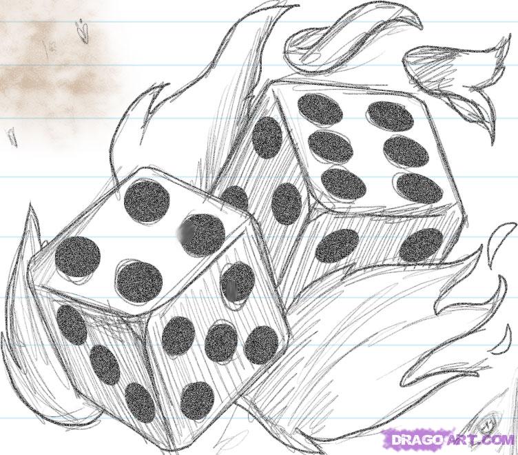 752x660 New Graffiti Online Making A Process Graffiti Dice Fire Effects - Graffiti Art Sketches