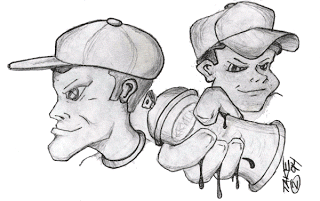 320x201 Graffiti Character Sketches - Graffiti Character Sketch