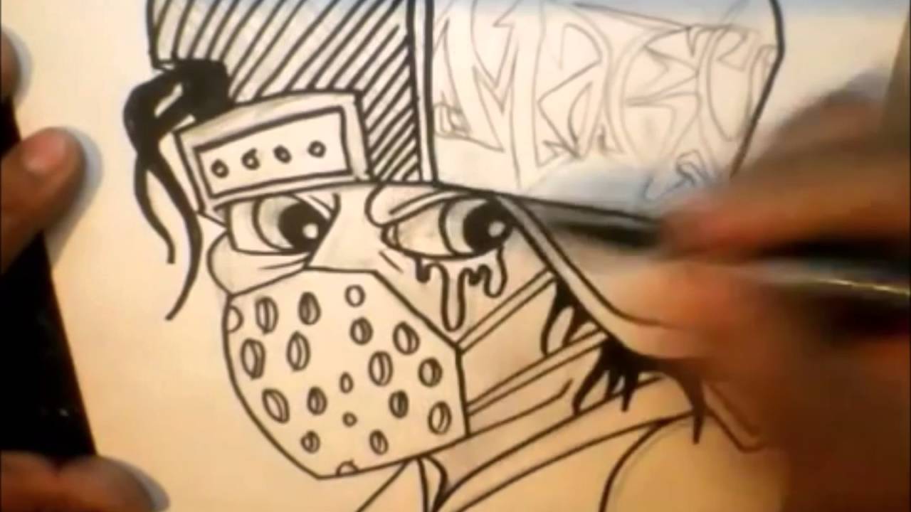 1280x720 How To Draw Graffiti Character - Graffiti Character Sketch