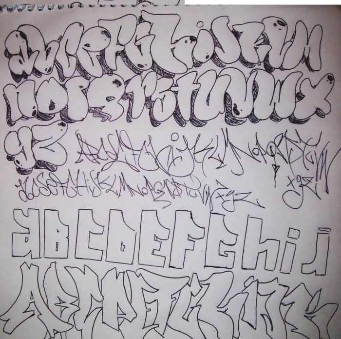 Graffiti Letters Sketch At Paintingvalleycom Explore Collection