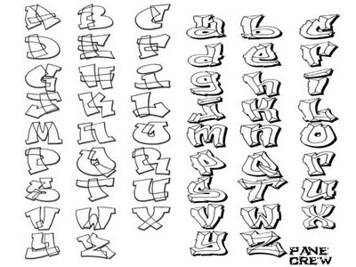 400x300 Graffiti Alphabet A Z Sketch Type Graffiti Art - Graffiti Letters Sketch