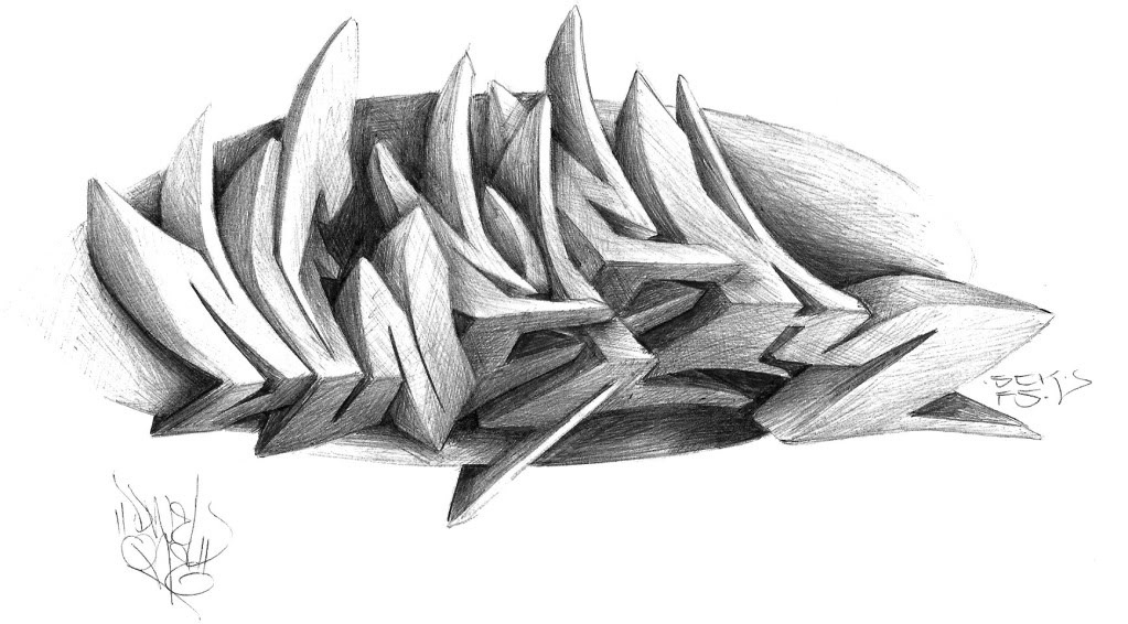 Graffiti Pencil Sketches at Explore collection of Graffiti Pencil Sketches