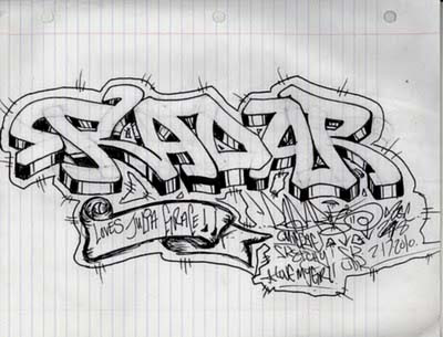 400x305 Graffiti Mawor Indilabel 4 Graffiti Sketches - Graffiti Sketch