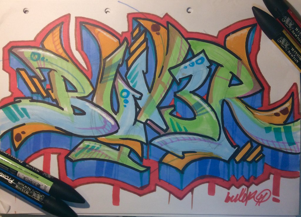 1024x739 Graffiti Sketch By 139art - Graffiti Sketch