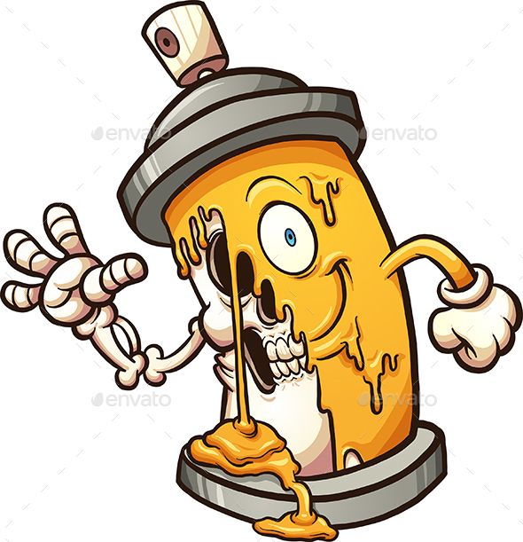 590x611 Graffiti Spray Can - Graffiti Spray Can Sketches