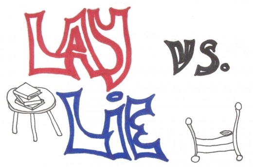 520x347 Lay Vs. Lie Grammar Errors And Quiz Owlcation - Grammar Sketch