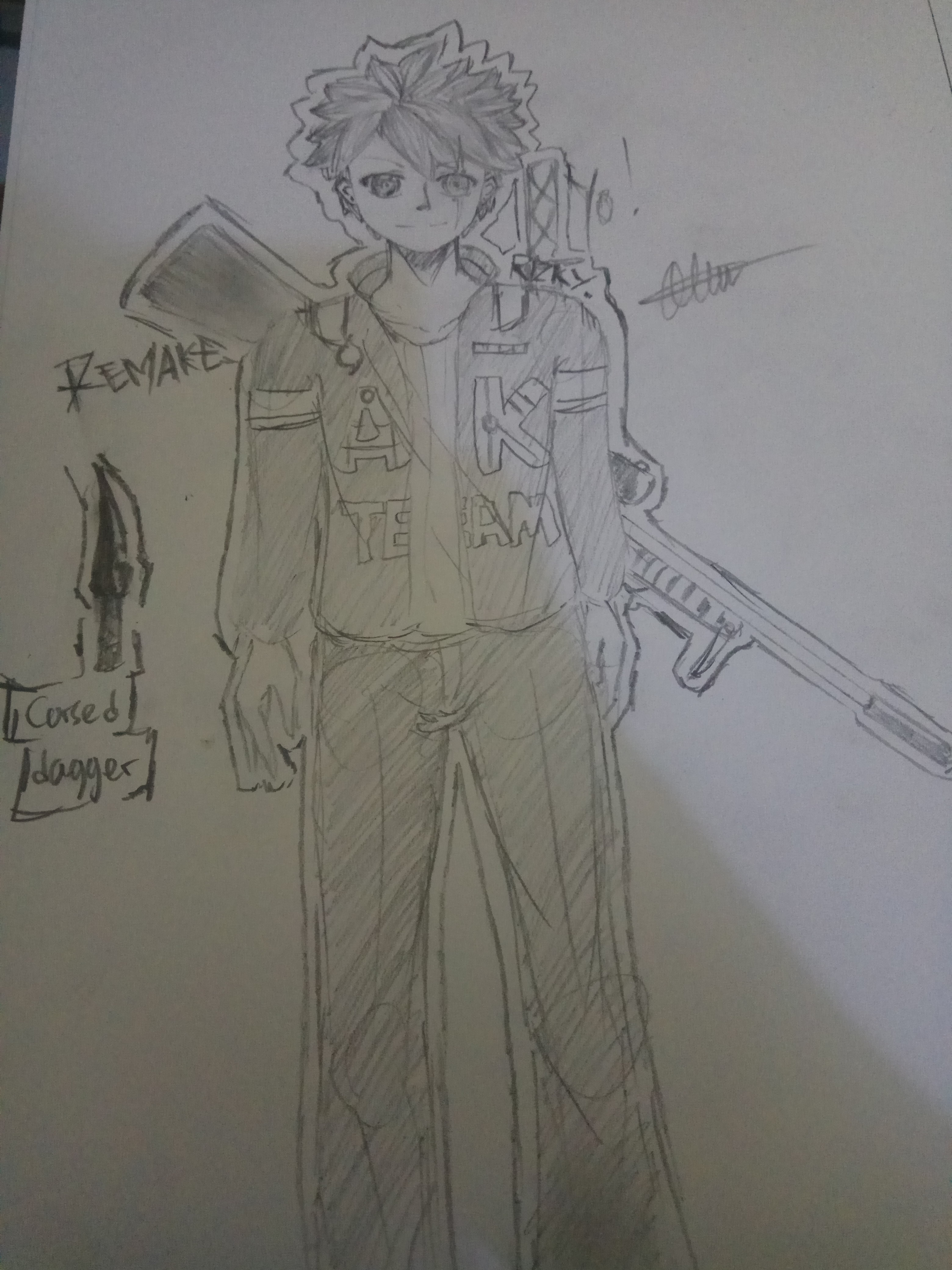 3120x4160 Sorry If My English Is A Little Bad Cuz Im Bad - Grammar Sketch